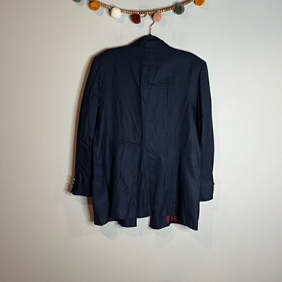 Vintage navy blue double breasted blazer jacket - Picture 6 of 6